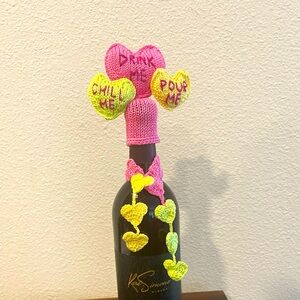 Set of 6 𝅺MINI Scarf & Hat Bottle Decoration - Super Cute!!